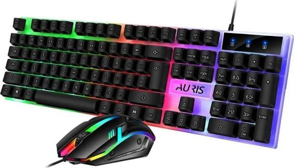 Auris KGC10 RGB Gaming Esports Kablolu Klavye ve Mouse Set - Image 1