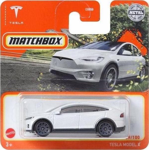 Matchbox Tesla Model X - Beyaz (1/64) 2022 Üretim - Image 1