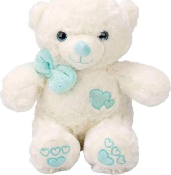 Çocuk 3186 Papyonlu Peluş Ayı 30 cm -Sunman - Image 1