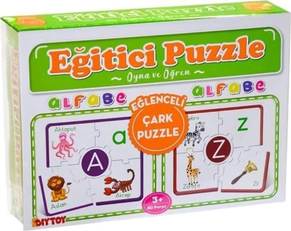 Çocuk 7197 Çark Puzzle Alfabe -Dıytoy - Image 1