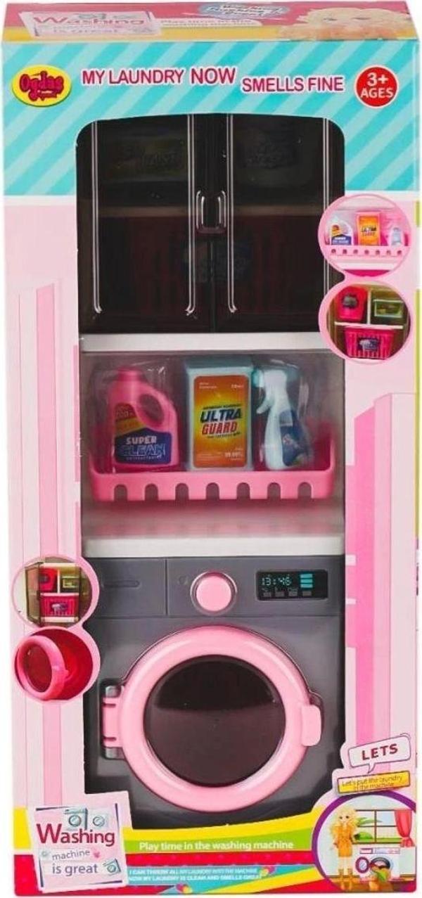 Çocuk 02380 Çamaşır Makinesi Oyun Seti -Oydaş Oyuncak - Image 1