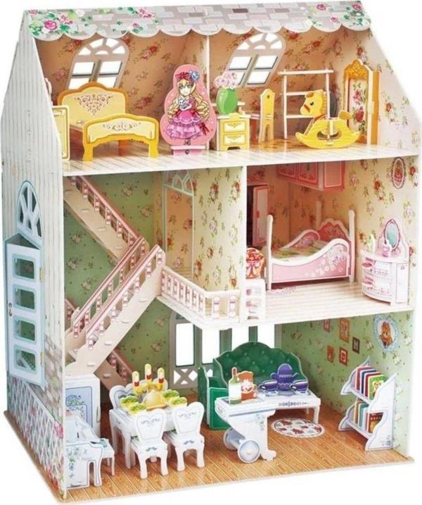 Çocuk CubicFun Dreamy Ev 3D Puzzle - Image 1