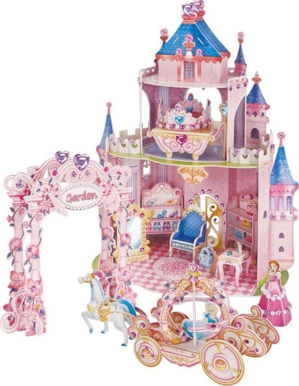 Çocuk CubicFun Prenses Gizli Bahçe Şatosu 3D Puzzle - Image 1