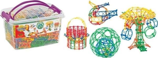 Çocuk Dede Minyatür Puzzle Box Eğitici Şekiller 480 Parça - Image 1