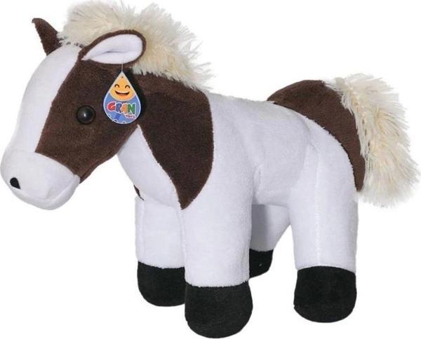 Çocuk FK-2304 Sesli Alaca At 40 cm -Atabey Grantoys - Image 1