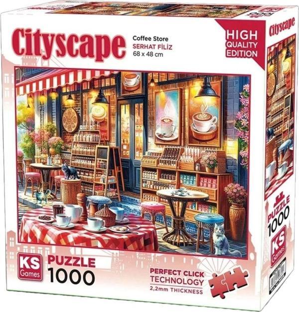 Çocuk KS Games Coffee Store Puzzle 1000 Parça 20809 - Image 1