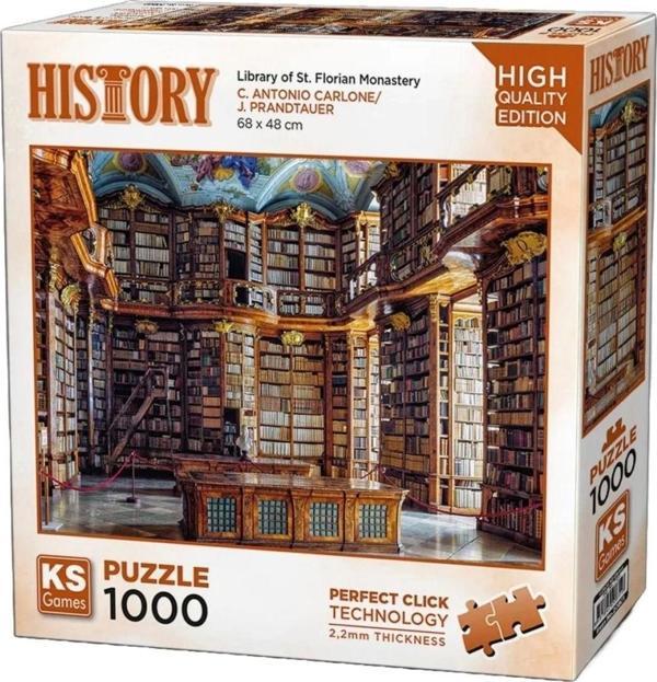 Çocuk KS Games Library of St. Florian Monastery Puzzle 1000 Parça 20801 - Image 1