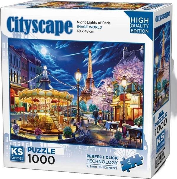 Çocuk KS Games Night Lights Of Paris Puzzle 1000 Parça 20795 - Image 1