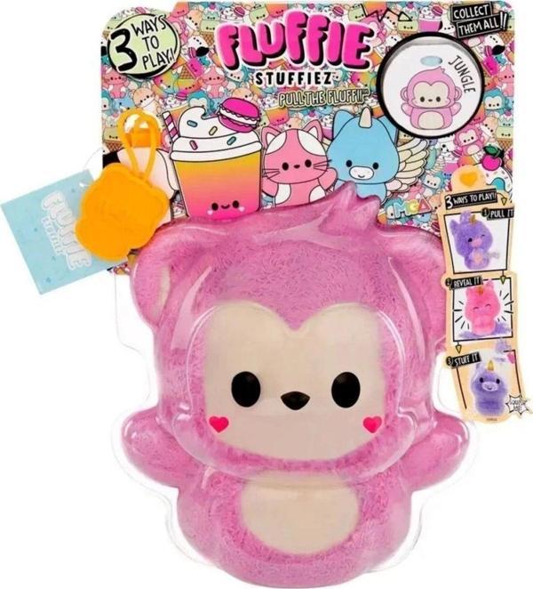 Çocuk Fluffie Stuffiez Küçük Peluş Maymun - Image 1