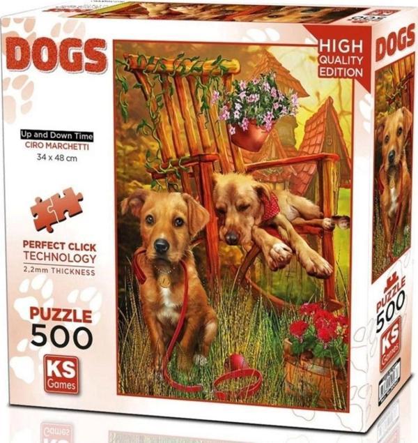 Çocuk KS Games Up and Down Time Puzzle 500 Parça 20067 - Image 1