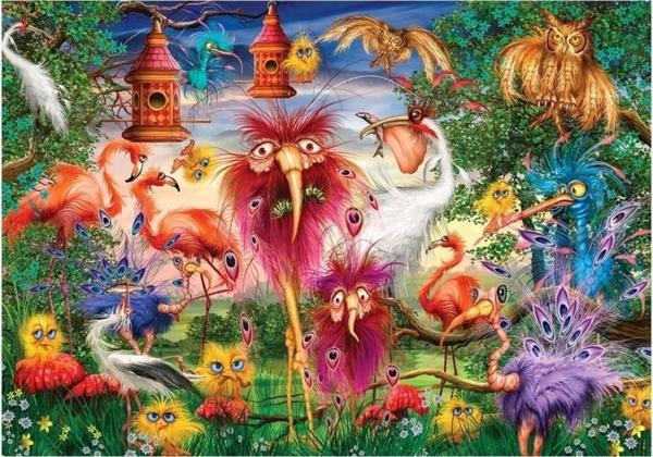 Çocuk KS Ugly Birds 1000 Parça Puzzle - Image 1