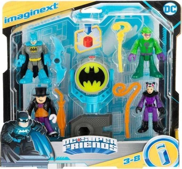 Çocuk HFD47 Imaginext, Bat-Tech Bat-Signal Figür Seti, DC Super Friends - Image 1