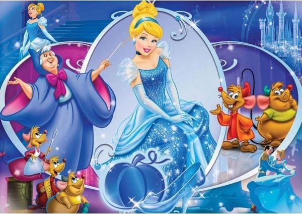 Çocuk KS Cinderella 100 Parça Puzzle - Image 1