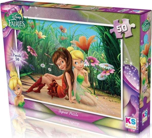 Çocuk KS Fairies 50 Parça Puzzle - Image 1
