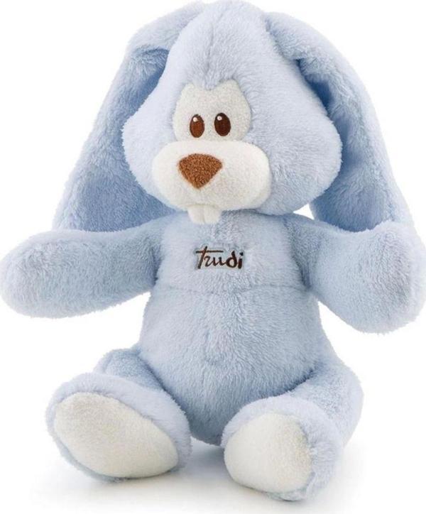 Çocuk Trudi Peluş Mavi Tavşan 26 cm - Image 1