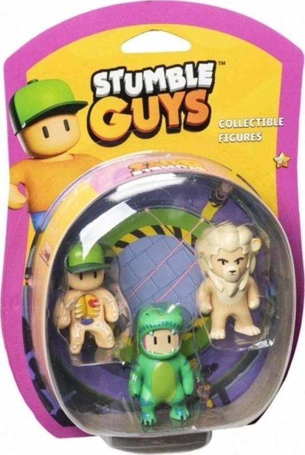 Çocuk Stumble Guys 3'lü Aksiyon Figür Set - Image 1