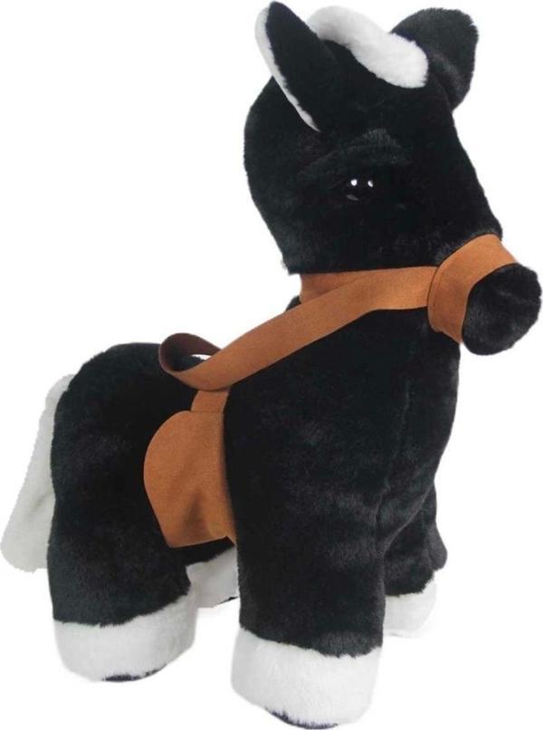 Çocuk Uyku Arkadaşı Peluş Eşek Siyah 45 cm - Image 1