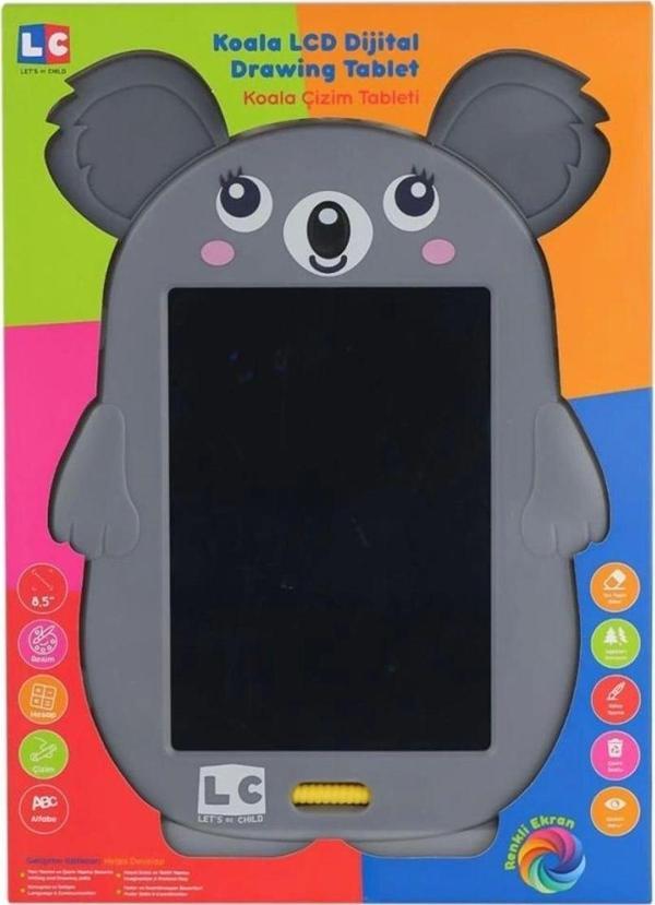 Koala figürlü çizim tableti 8.5 inç ile çocukların yaratıcılığını eğitici şekilde geliştir - Image 1
