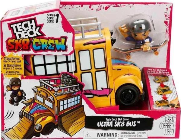 Tech Deck SK8 Crew Oyun Seti, Çocuklar İçin Eğlenceli Kaykay Oyun Seti - Image 1