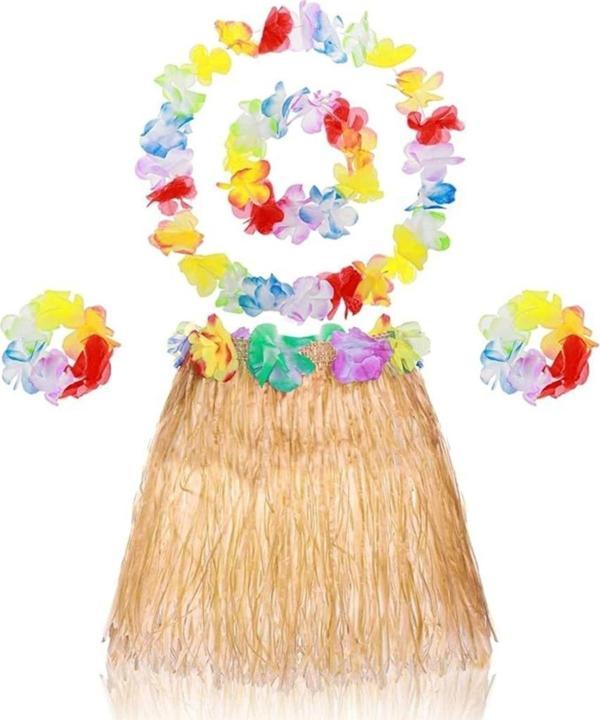 Hawaii Parti Seti 5 Parça ile Renkli ve Eğlenceli Kostüm Aksesuarı - Image 1