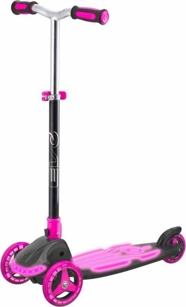 Işıklı Pembe Scooter İle Çocuklara Eğlenceli Sürüş Deneyimi Ve Denge Gelişimi - Image 1