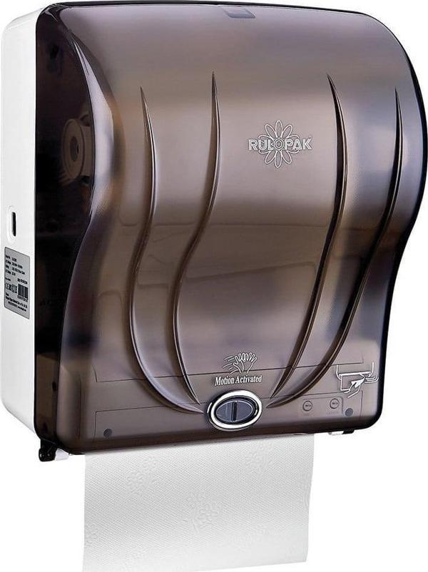Rulopak Sensörlü Kağıt Havlu Dispenseri 21 Cm Füme - Image 1