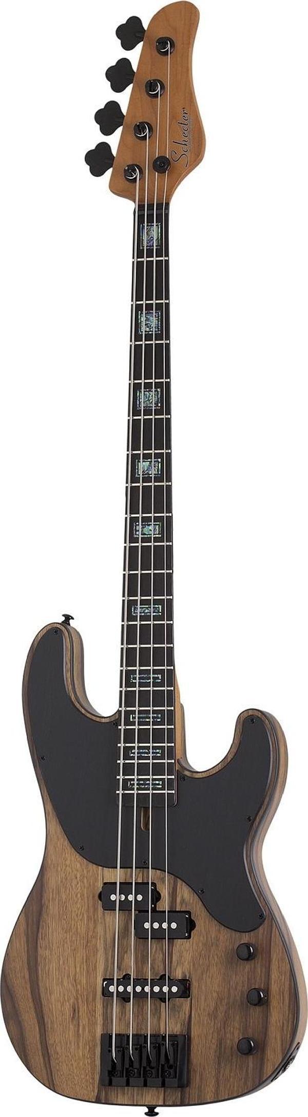 Schecter Model-T 4 Exotic Bas Gitar (Natural Satin) - Image 1