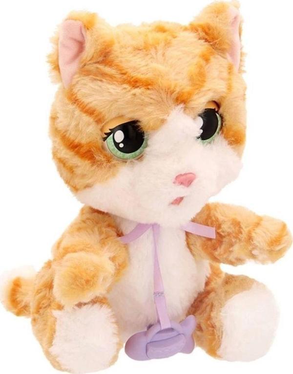 Sesli Kedi Peluş 20 cm Eğitici ve Eğlenceli Yumuşak Peluş Oyuncak Çocuklar İçin - Image 1