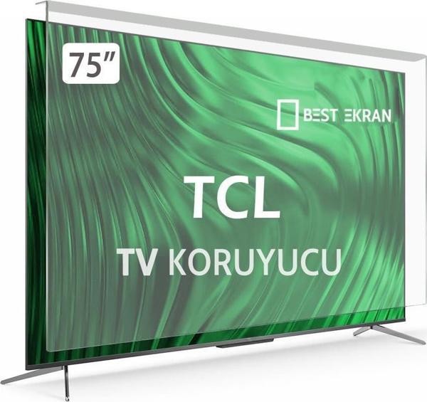 TCL 75C645 TV EKRAN KORUYUCU - TCL 75" inç  Smart QLED 75C645GTV Televizyon Led Ekran Koruyucu - Image 1