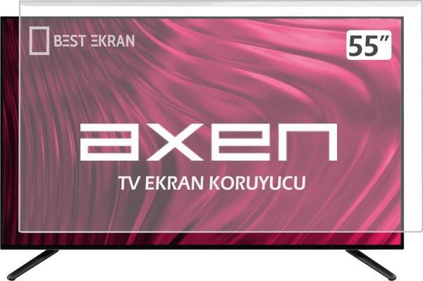 AXEN AX55FMN601 Tv Ekran Koruyucu - Axen 55" inç 139 cm 140 ekran Koruma 4k smart - Image 1