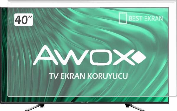Awox B234000 Tv ekran Koruyucu Full Hd 40" 102 Ekran Uydu Alıcılı Smart LED - Image 1
