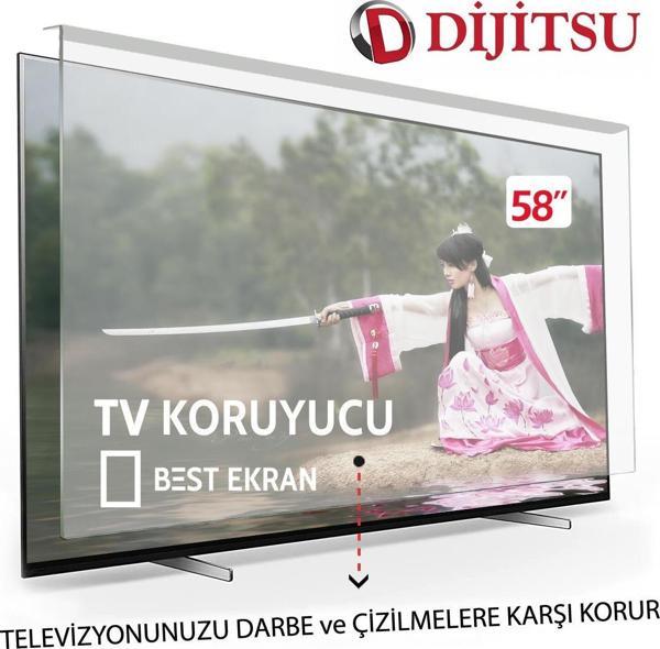 Dijitsu 58DG22000 Tv Ekran Koruyucu - Dijitsu 58" inç Kırılmaz Tv KORUYUCU - Image 1