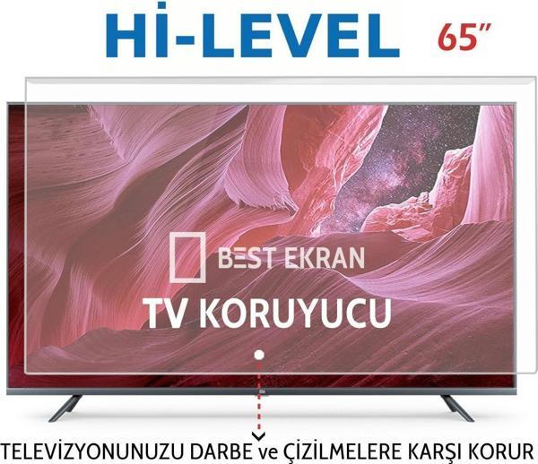Hi level 65UHL600 Tv Ekran Koruyucu - Hi level 65" inç Tv Koruyucu Kırılmaz Paneli - Image 1