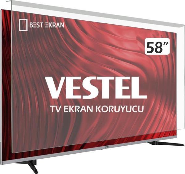 Vestel 58UA9740 Tv Ekran Koruyucu - Vestel 58" inç Kırılmaz Tv KORUYUCU - Image 1