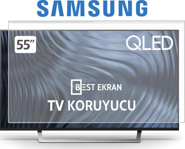 Samsung LED TV 55" inç 139 cm Smart Crystal Uhd 4k-8k OLED QLED Qned Televizyon Tv Ekran Koruyucu  - Image 1