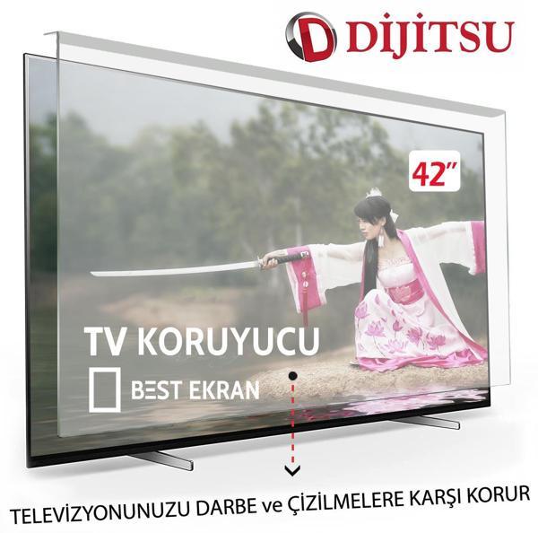 Dijitsu 42DS9000 Tv Ekran Koruyucu - Dijitsu 42" inç 106 ekran Tv Kırılmaz Koruyucu - Image 1