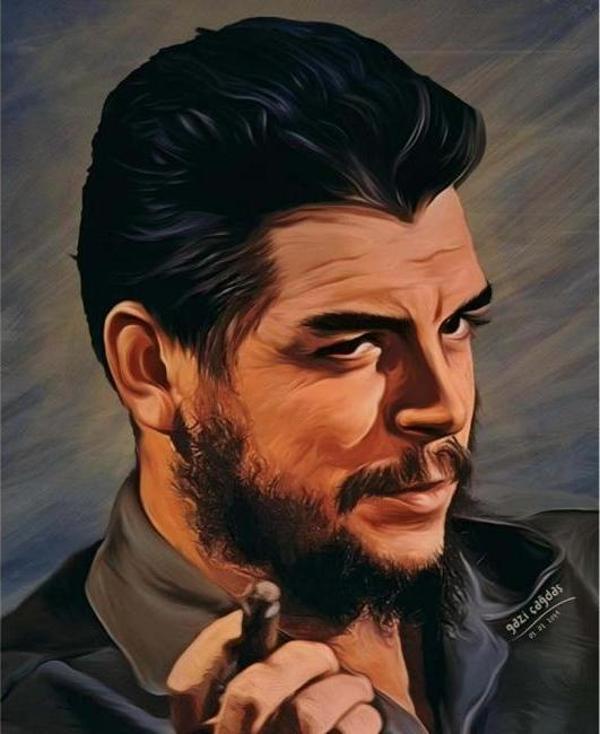 Canvas Che Guevara Sayılarla Boyama Seti  Kasnaklı 100 x 140 cm - Image 1