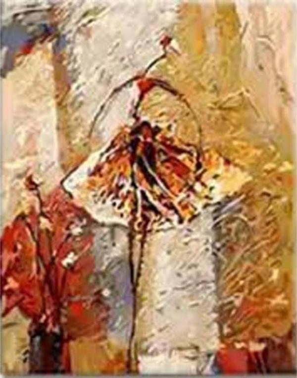 Canvas Çöl Dansı 1 Sayılarla Boyama Seti  Kasnaklı 70 x 90 cm - Image 1