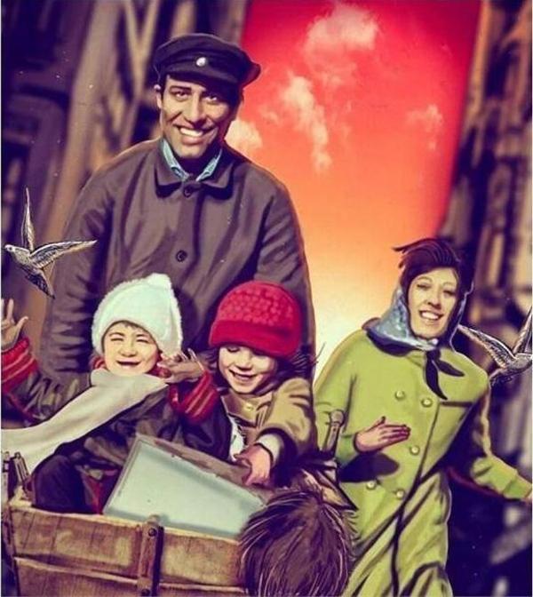 Canvas Efsane Çöpçüler Kralı Sayılarla Boyama Seti  Kasnaklı 100 x 140 cm - Image 1