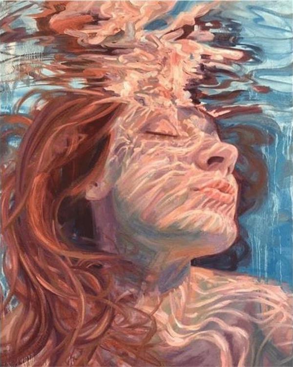 Canvas Su ve Düş Sayılarla Boyama Seti  Kasnaklı 90 x 110 cm - Image 1