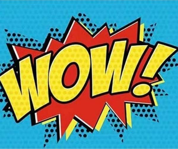 Canvas Pop Art Wow Sayılarla Boyama Seti  Kasnaklı 50 x 65 cm - Image 1