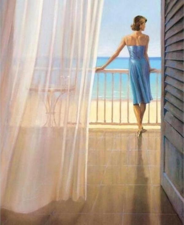 Canvas Odadaki Güzel Sayılarla Boyama Seti  Kasnaklı 60 x 75 cm - Image 1