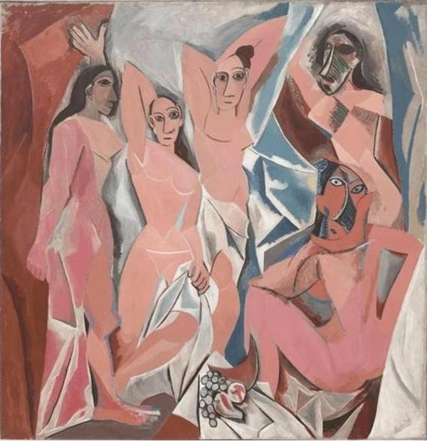 Canvas Picasso Avignonlu Kızlar Sayılarla Boyama Seti  Kasnaklı 70 x 90 cm - Image 1