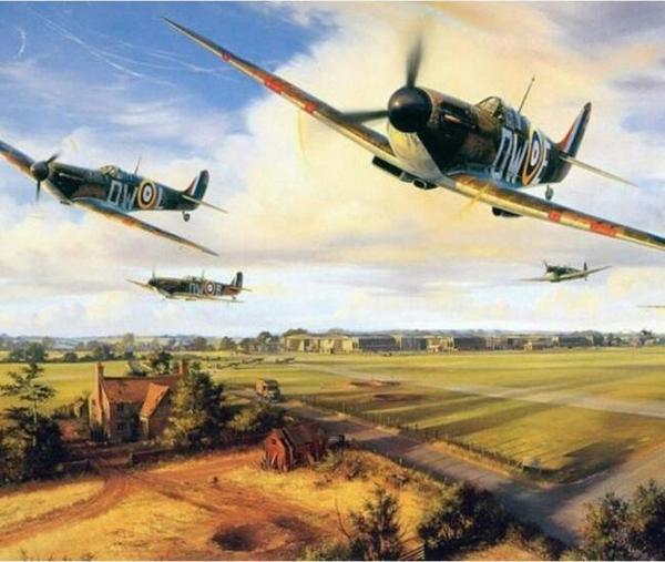 Canvas Pearl Harbor Sayılarla Boyama Seti  Kasnaklı 90 x 110 cm - Image 1