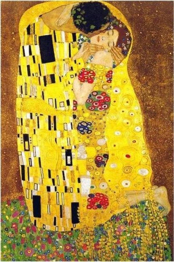 Canvas Öpücük Sayılarla Boyama Seti  Kasnaklı 50 x 65 cm - Image 1