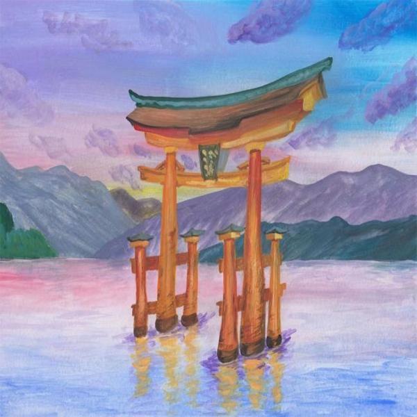 Canvas Tao Felsefesi Sayılarla Boyama Seti  Kasnaklı 100 x 140 cm - Image 1