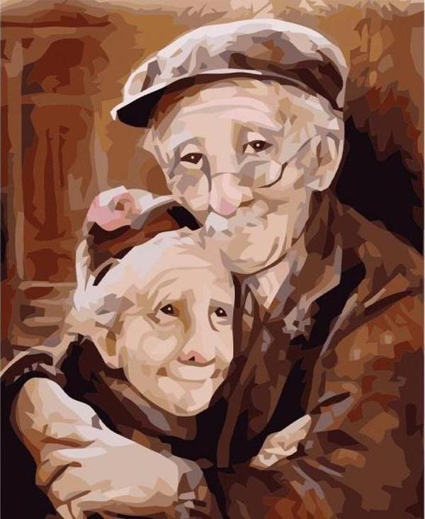 Canvas Sevgi Çınarı Sayılarla Boyama Seti  Kasnaklı 90 x 110 cm - Image 1