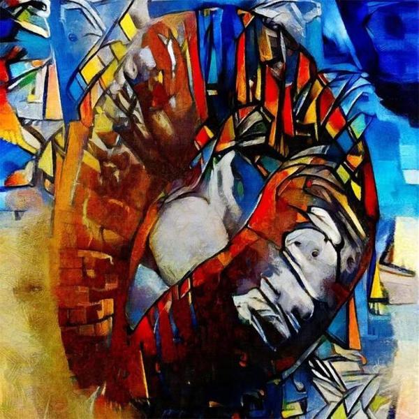 Canvas Renkli Dudak Sayılarla Boyama Seti  Kasnaklı 40 x 50 cm - Image 1