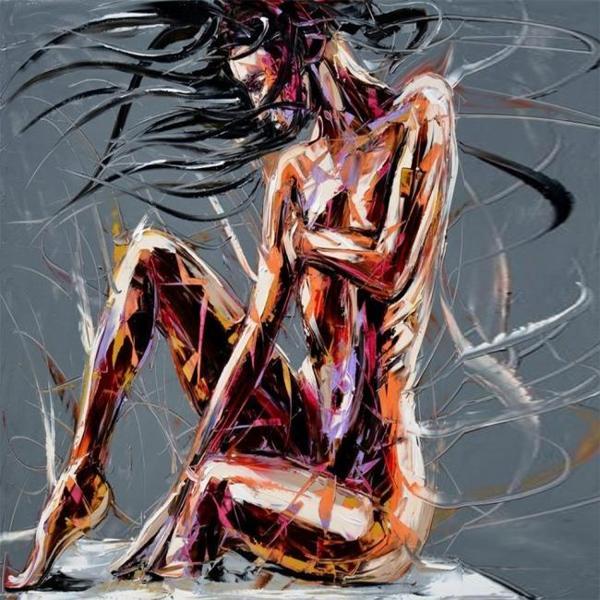 Canvas Renkli Duruş Sayılarla Boyama Seti  Kasnaklı 90 x 110 cm - Image 1