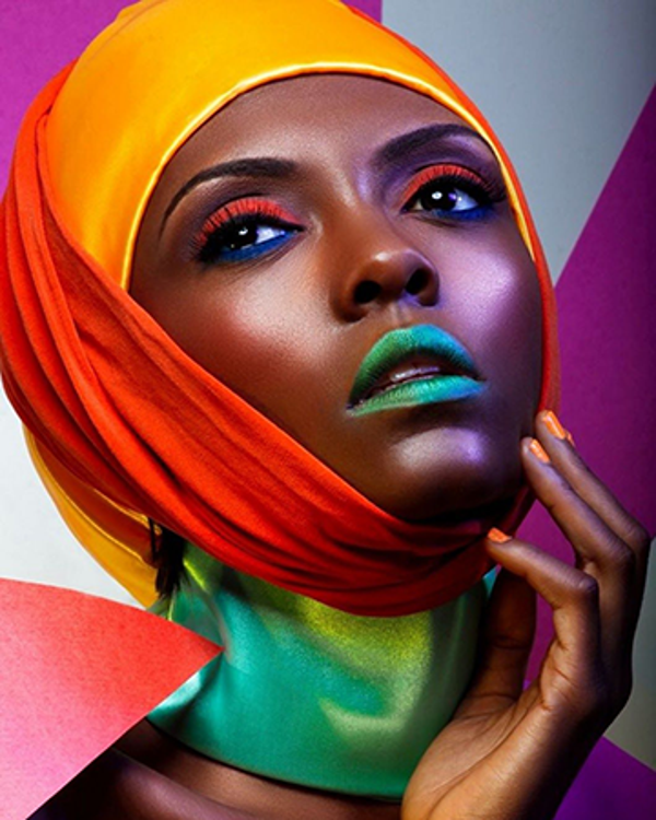Canvas Afrikalı Model Sayılarla Boyama Seti  Kasnaklı 90 x 110 cm - Image 1